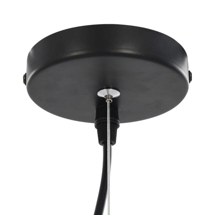 loftslamper 2 stk. halvkugle 50 cm E27 sort og guldfarvet