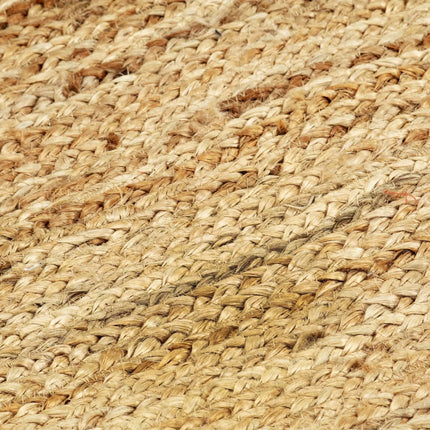 håndlavet tæppe jute 80 x 160 cm naturfarvet