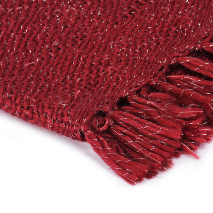 Kastetæppe Bordeaux 220 x 250 cm Polyester