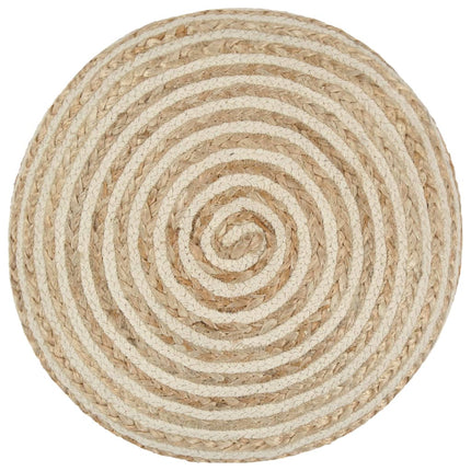 håndlavet puf 40 x 45 jute