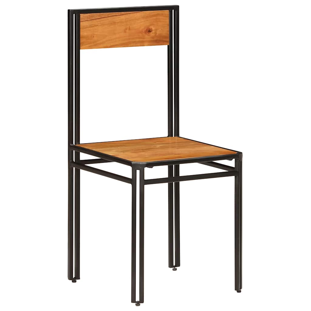 spisebordsstole 4 stk. massivt akacietræ