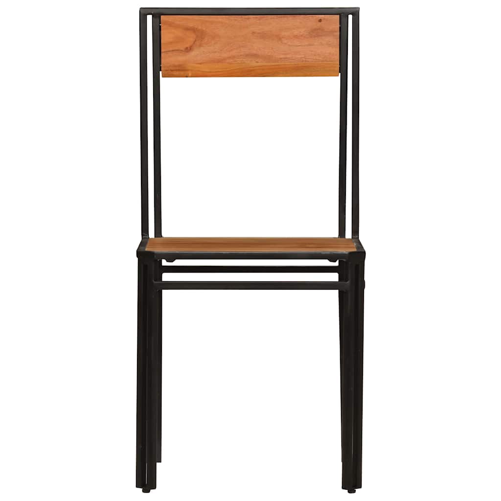 spisebordsstole 4 stk. massivt akacietræ