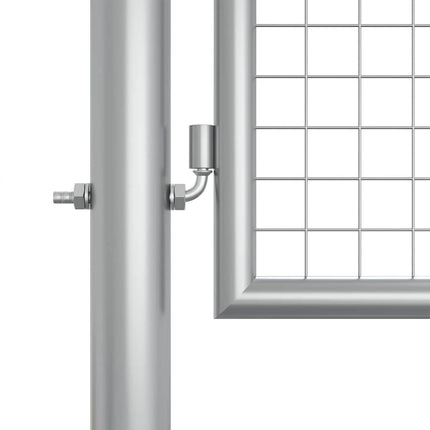 havelåge galvaniseret stål 400x125 cm sølv