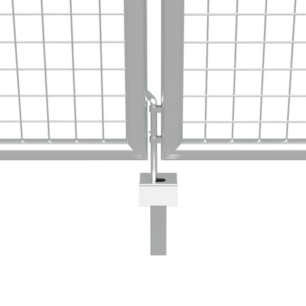 havelåge galvaniseret stål 400x175 cm sølv