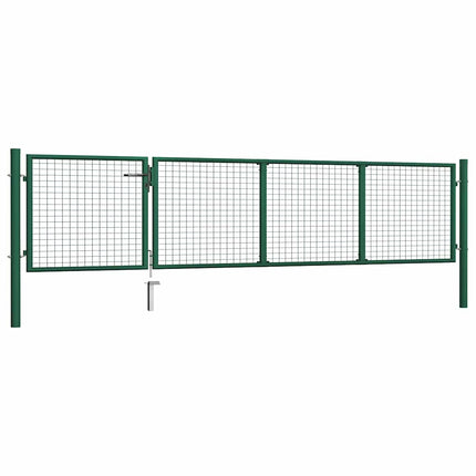 havelåge stål 350x75 cm grøn