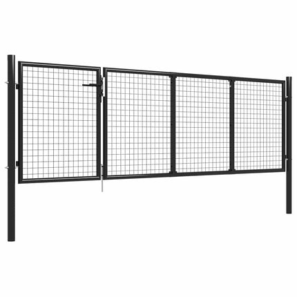 havelåge stål 350x100 cm antracitgrå