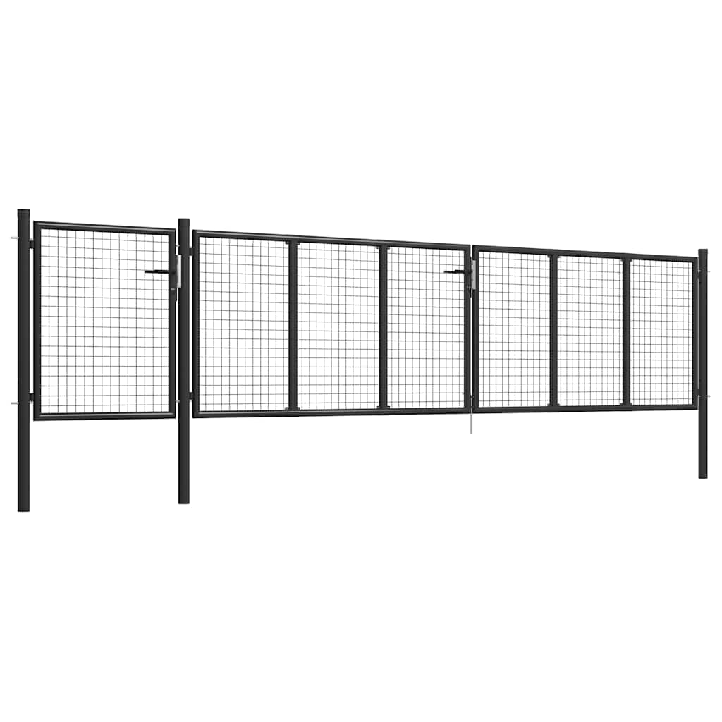 havelåge 500 x 100 cm stål antracitgrå
