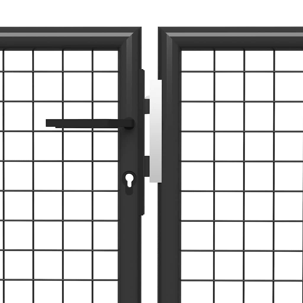 havelåge 500 x 100 cm stål antracitgrå