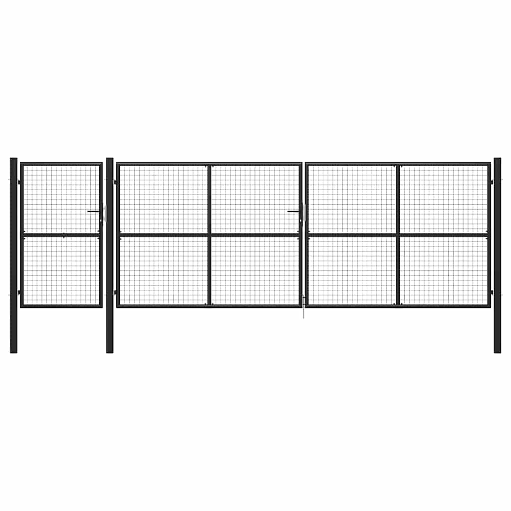 havelåge 500 x 150 cm stål antracitgrå