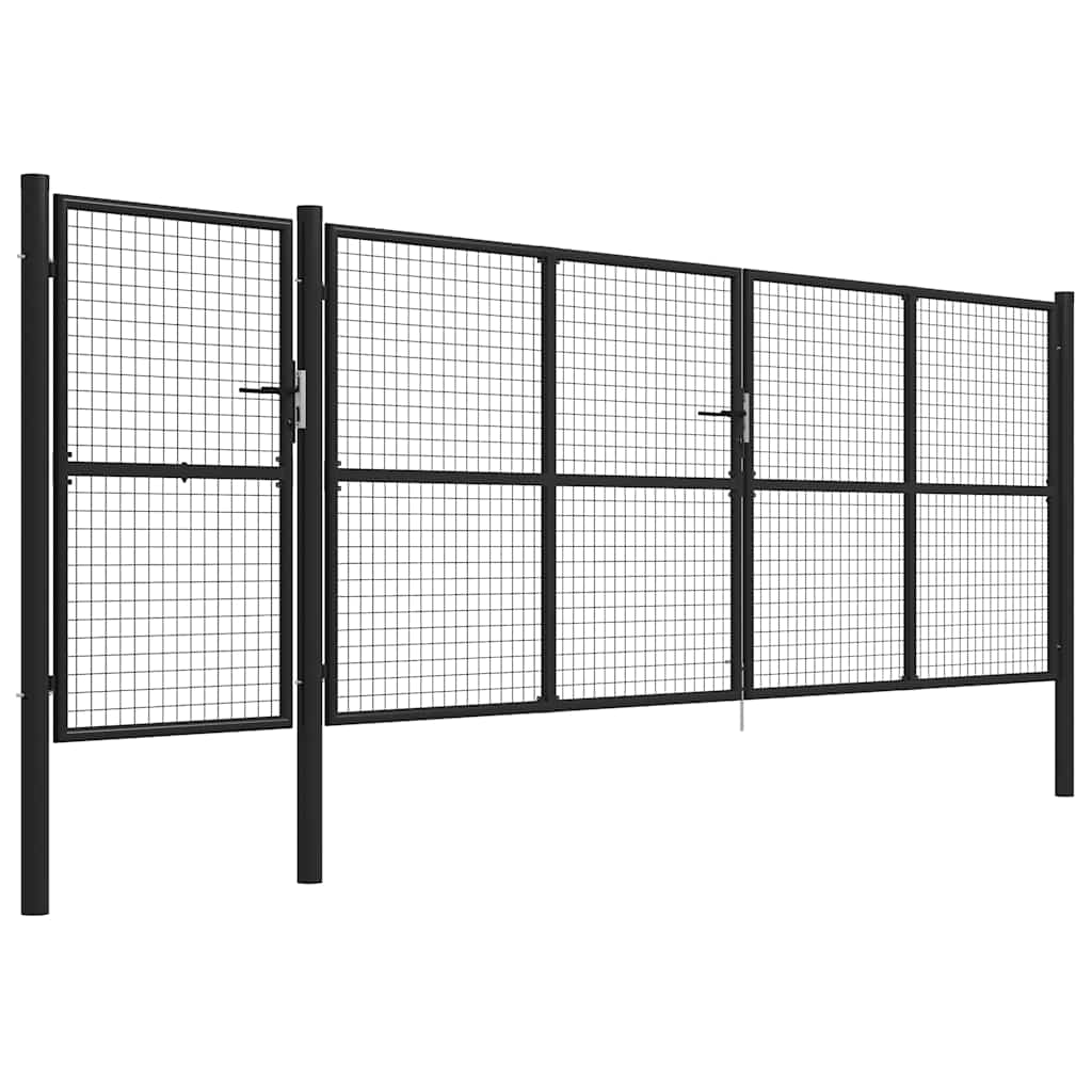 havelåge 500 x 150 cm stål antracitgrå