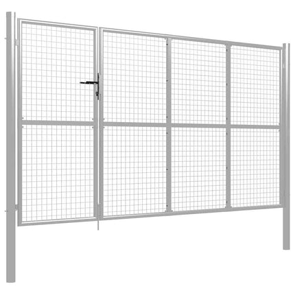 havelåge stål 350x150 cm sølv