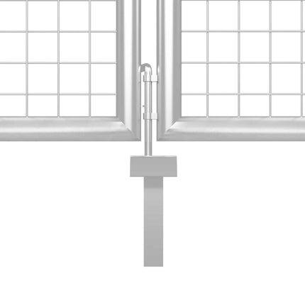 havelåge stål 350x150 cm sølv
