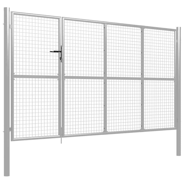 havelåge stål 350x175 cm sølv
