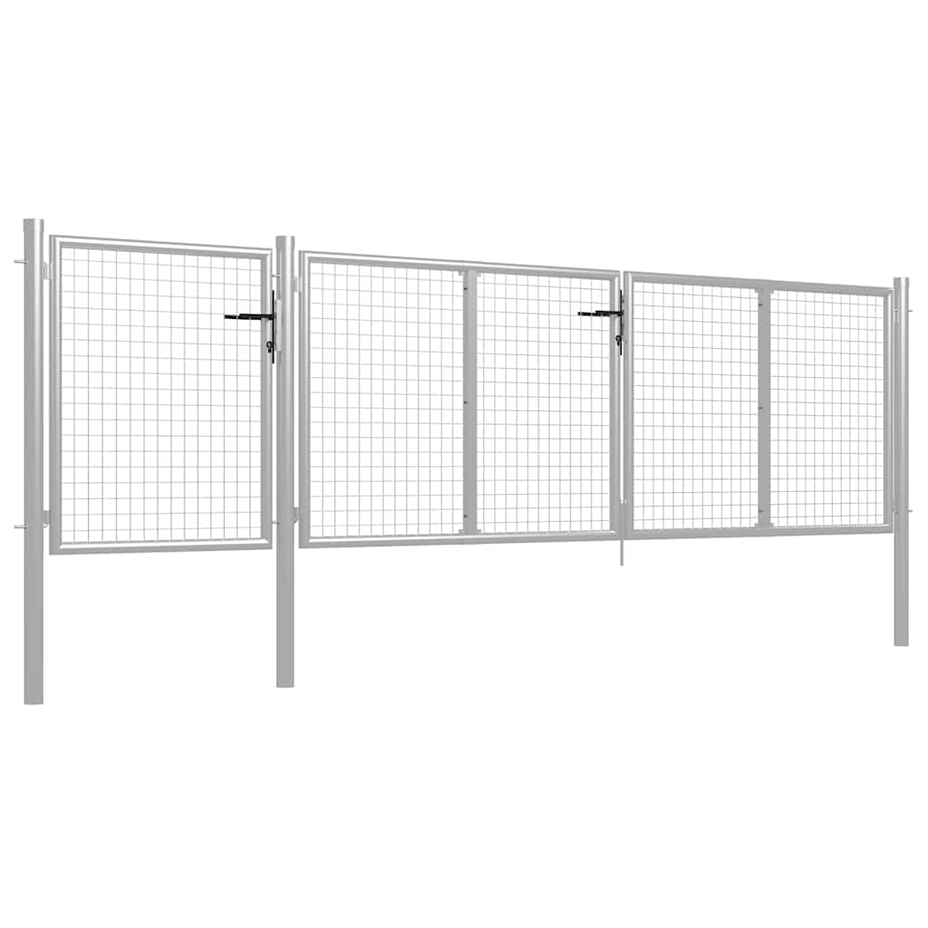 havelåge stål 400x75 cm sølv