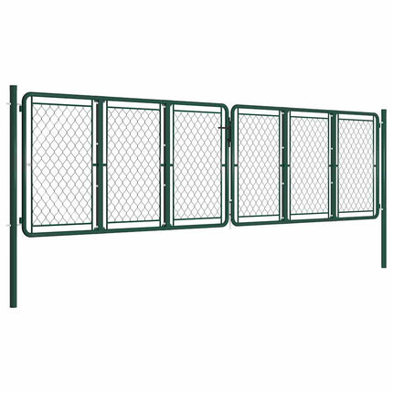 havelåge stål 400x125 cm grøn