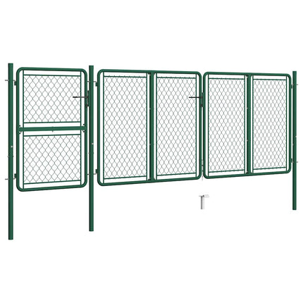 havelåge stål 400x125 cm grøn