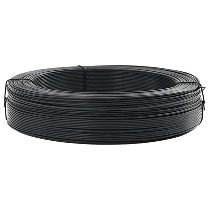 hegnsbindetråd 250 m 1,4/2 mm stål antracitgrå