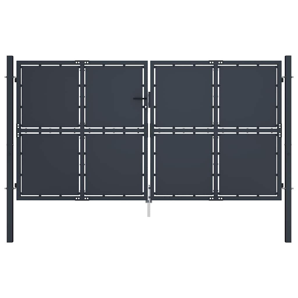 havelåge stål 300x175 cm antracitgrå