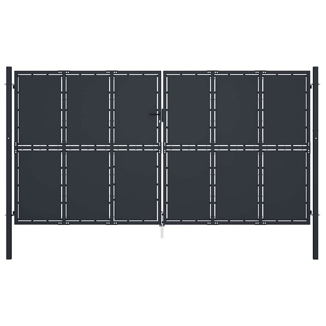 havelåge stål 400x175 cm antracitgrå