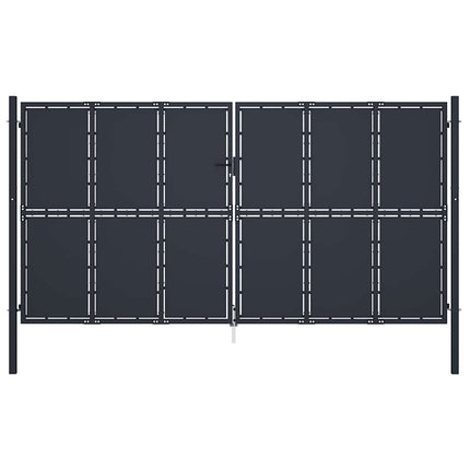 havelåge stål 400x200 cm antracitgrå