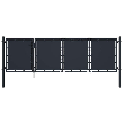 havelåge stål 350x100 cm antracitgrå