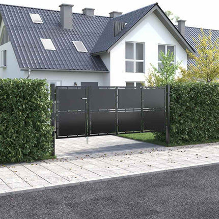 havelåge stål 350x125 cm antracitgrå