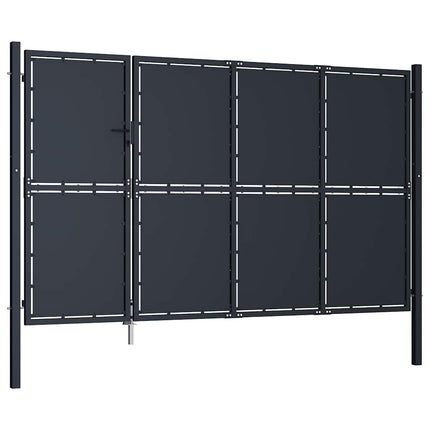 havelåge stål 350x175 cm antracitgrå