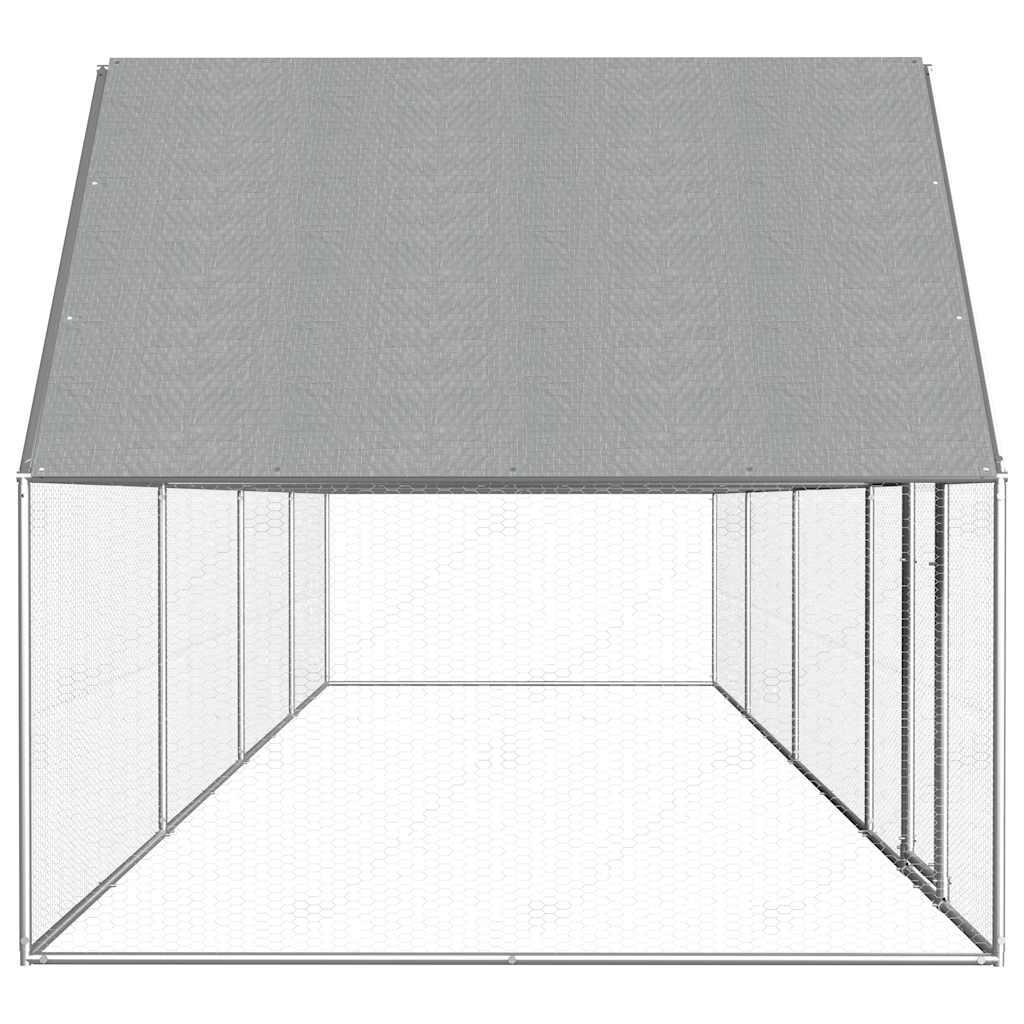 hønsegård 8x2x2 m galvaniseret stål