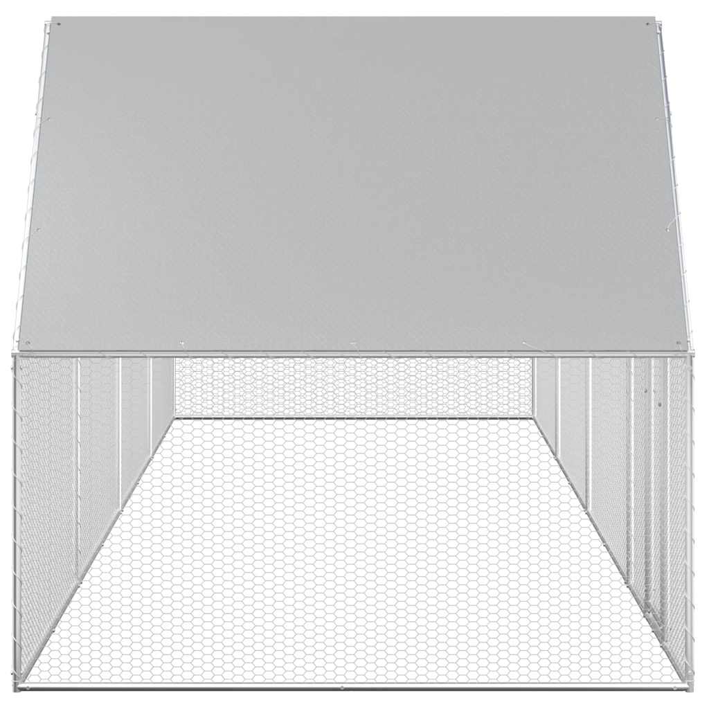 hønsegård 8x2x2 m galvaniseret stål