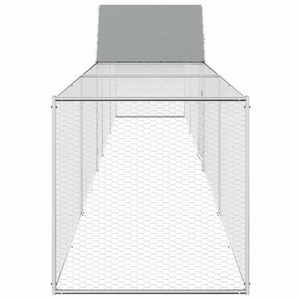 hønsegård 9x1x1,5 m galvaniseret stål
