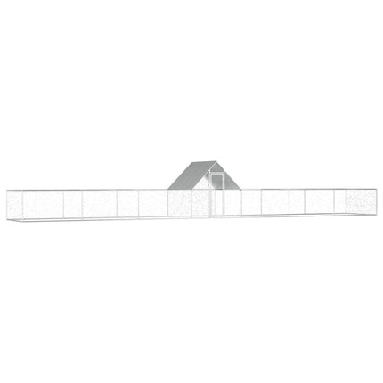 hønsegård 14x2x2 m galvaniseret stål