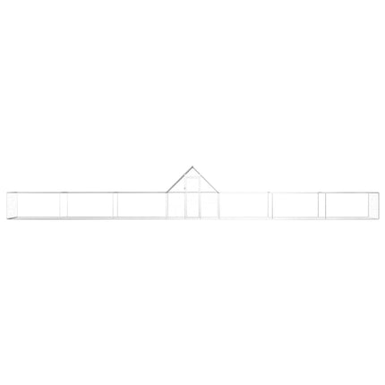 hønsegård 14x2x2 m galvaniseret stål