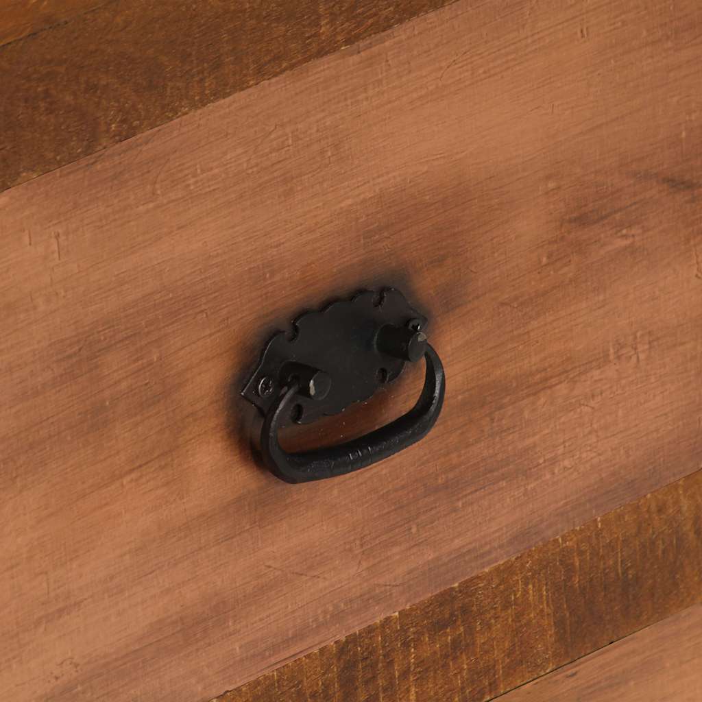 sofabord med 2 skuffer 90x40x50 cm massivt mangotræ