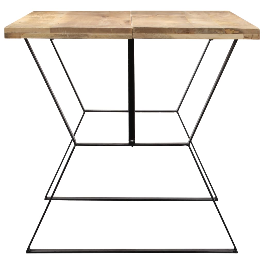 spisebord 140 x 80 x 76 cm massivt mangotræ