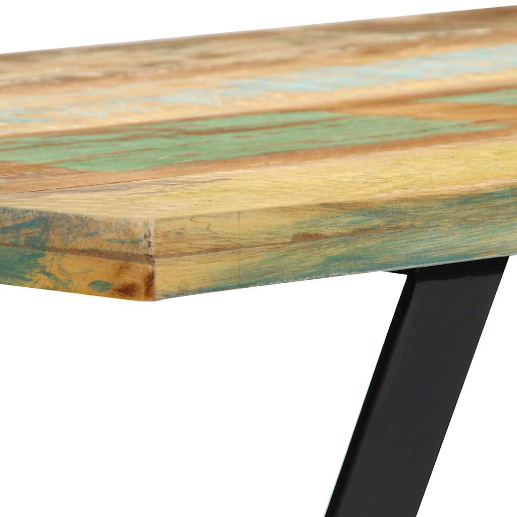 spisebord 120x60x76 cm massivt genbrugstræ
