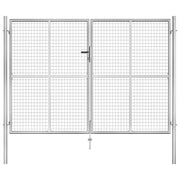 havelåge galvaniseret stål 300x175 cm sølv