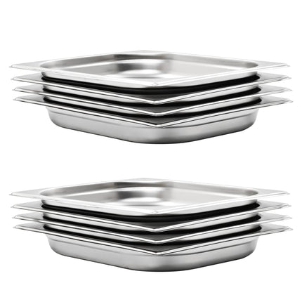 gastronorm beholder 8 stk. GN 1/1 40 mm rustfrit stål