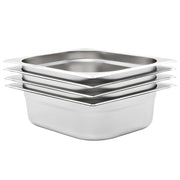 gastronorm beholder 4 stk. GN 1/2 100 mm rustfrit stål