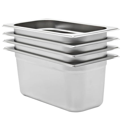 gastronorm beholder 4 stk. GN 1/3 150 mm rustfrit stål