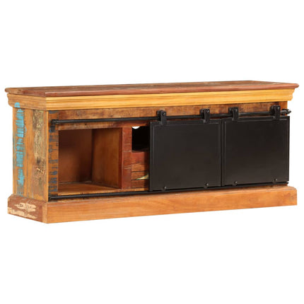tv-skab 110x30x45 cm massivt genbrugstræ