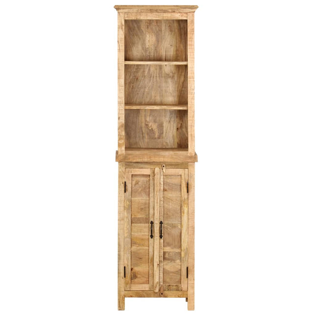 bogreol massivt mangotræ 50 x 30 x 180 cm
