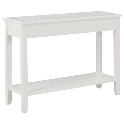 konsolbord 110 x 35 x 80 cm træ hvid