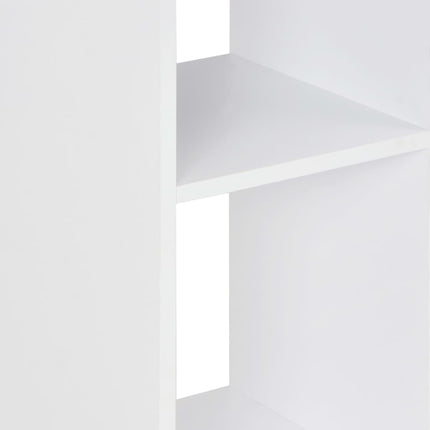 barbord 60x60x110 cm hvid og betonfarvet