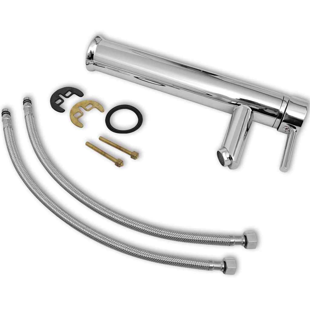 blandingsbatteri til badeværelset 2 stk. krom