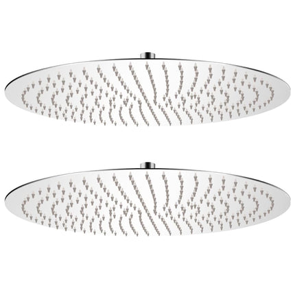 brusehoveder rainshower-funktion 2 stk. rustfrit stål Ø 50 cm