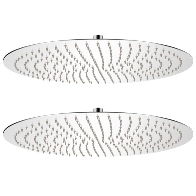 brusehoveder rainshower-funktion 2 stk. rustfrit stål Ø 50 cm