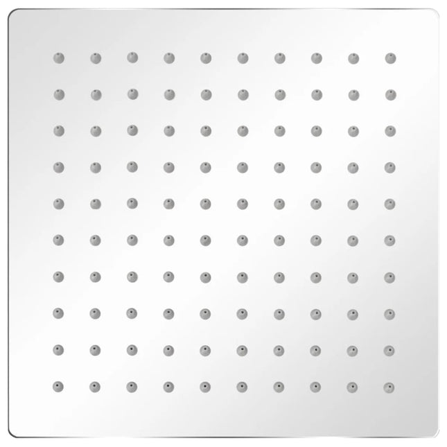 bruserhoveder rainshower 2 stk. rustfrit stål 20 x 20 cm