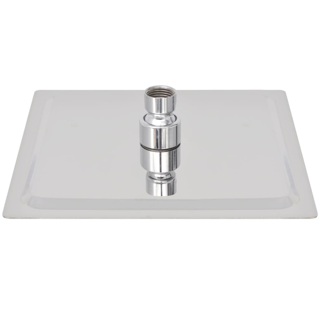 bruserhoveder rainshower 2 stk. rustfrit stål 20 x 20 cm