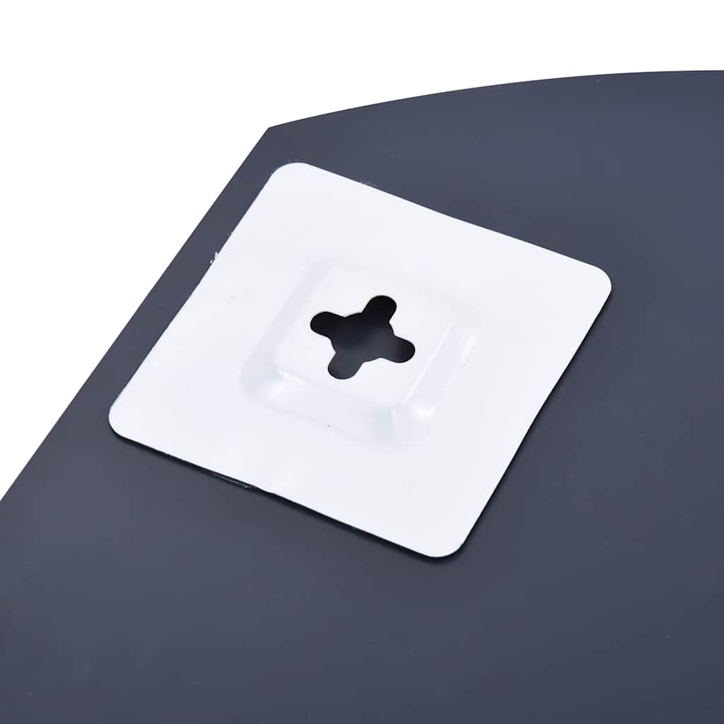 vægspejl med hylde 20x40 cm hærdet glas