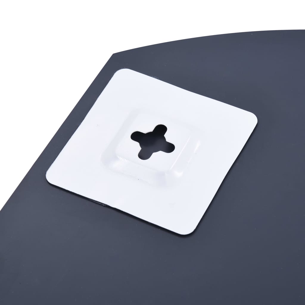 vægspejl med hylde 50x70 cm hærdet glas